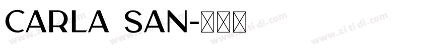 carla san字体转换